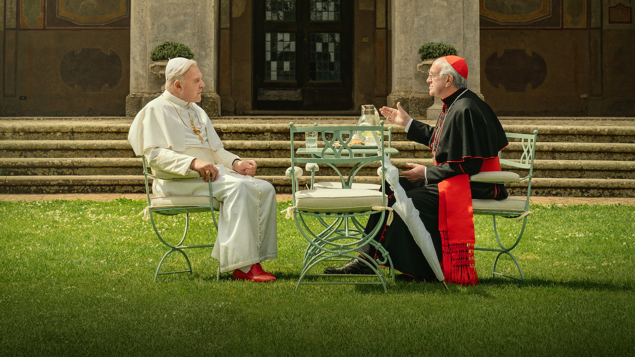 Hollywood Movie The Two Popes  Plot Summary Reviews Actors Quotes 2019